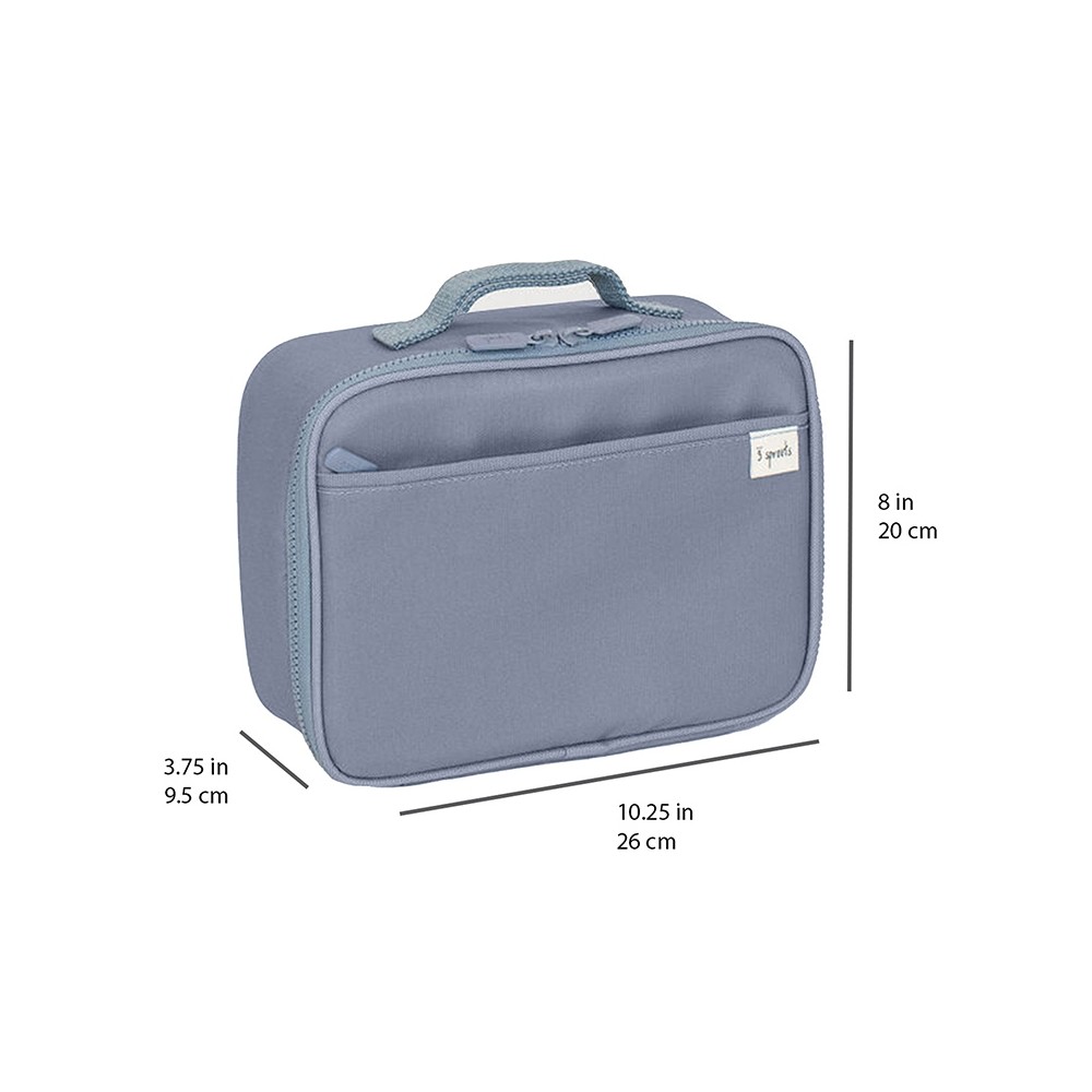 isolierte Lunch Tasche, Blau