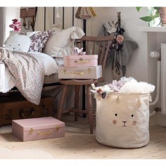 Jabadabado Aufbewahrungskoffer, 3er Set, Rosa