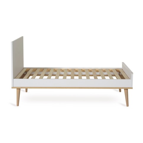 Babybett Flow, White & Oak