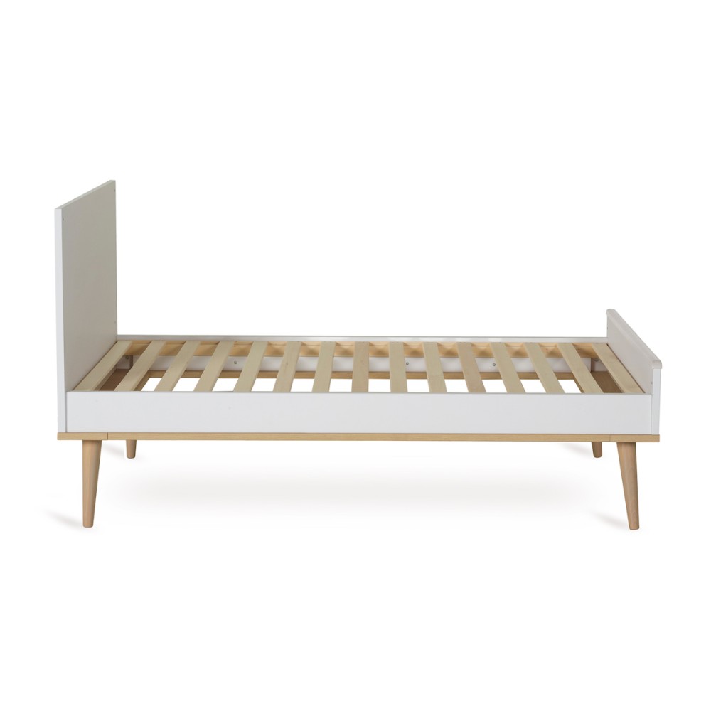 Babybett Flow, White & Oak