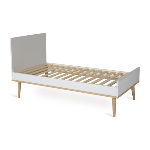 Babybett Flow, White & Oak