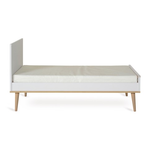 Babybett Flow, White & Oak