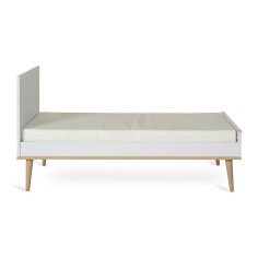 Babybett Flow, White & Oak
