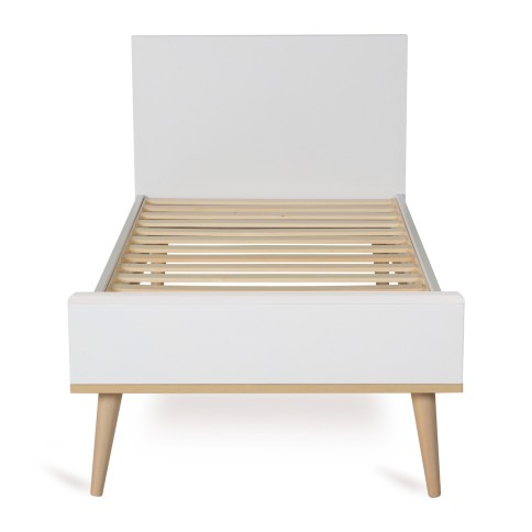 Babybett Flow, White & Oak