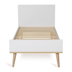 Babybett Flow, White & Oak
