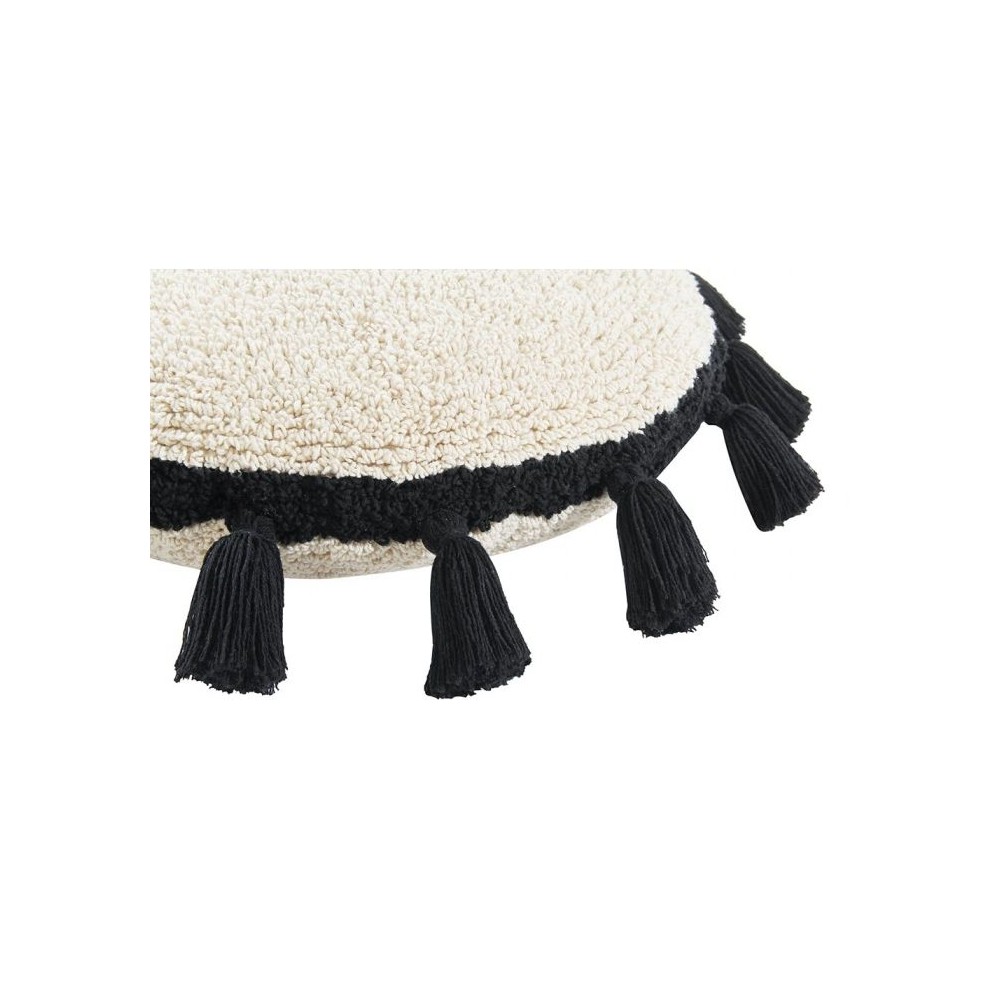 Lorena Canals Kissen, Kreis Schwarz