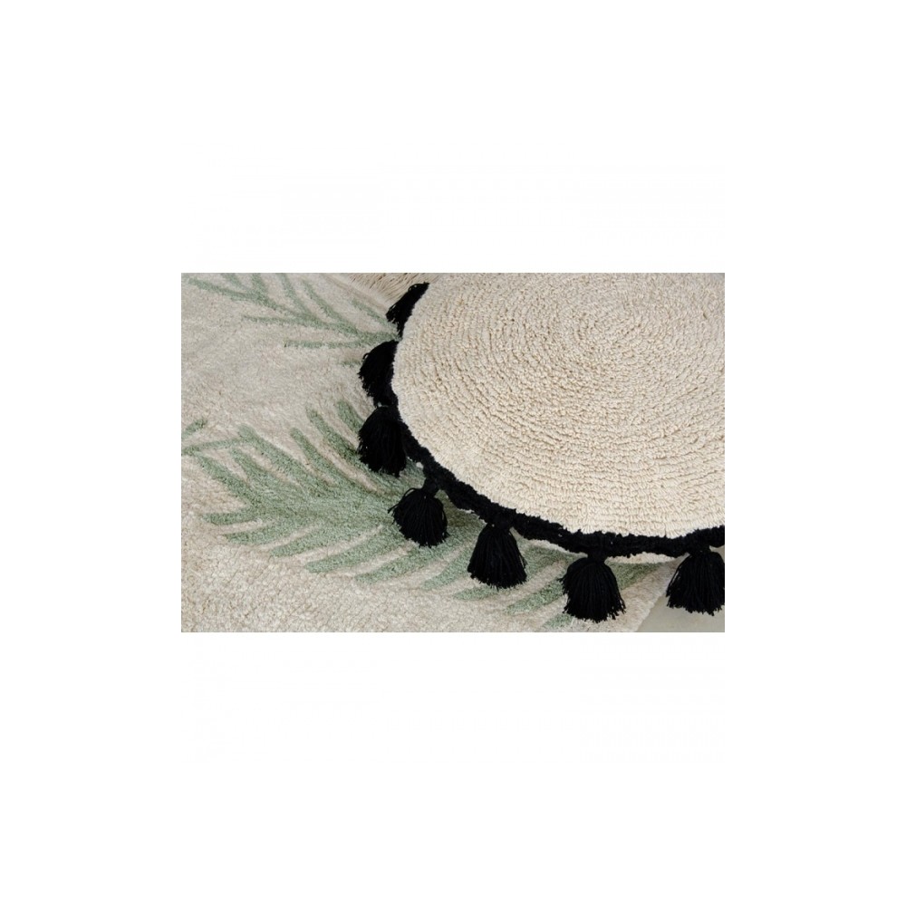 Lorena Canals Kissen, Kreis Schwarz