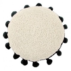 Lorena Canals Kissen, Kreis Schwarz