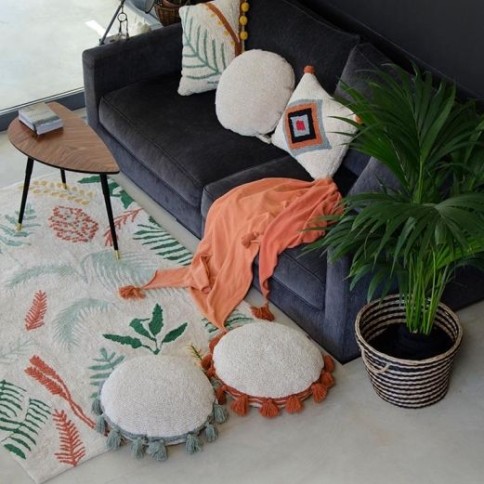 Lorena Canals Coussin, cercle en terre cuite