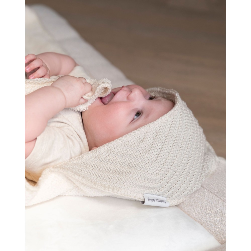 Kapuzenbadetuch Grace, nordic blue