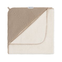 Kapuzenbadetuch Grace, beige