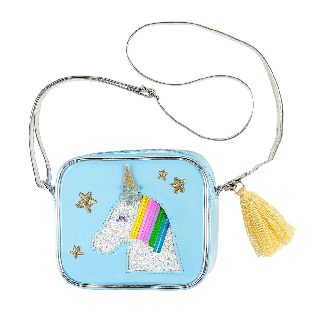 Kinder Handtasche Einhorn, Blau