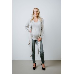 Umstandsmode Wickeltop Glow, hazel brown