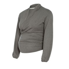 Umstandsmode Wickeltop Glow, hazel brown