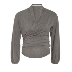 Umstandsmode Wickeltop Glow, hazel brown