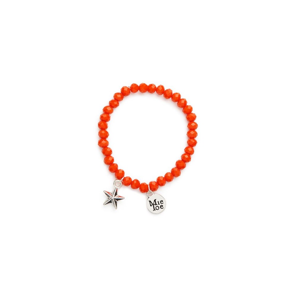 Bracelet, étoile orange