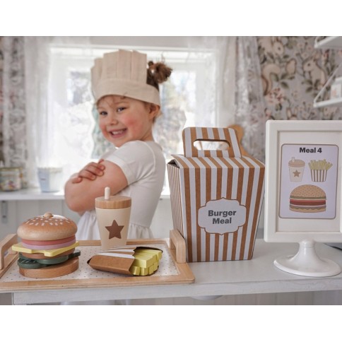 Burger Menu - zum Stapeln