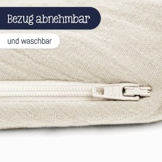 Julius Zöllner Stillkissen Musselin, sand