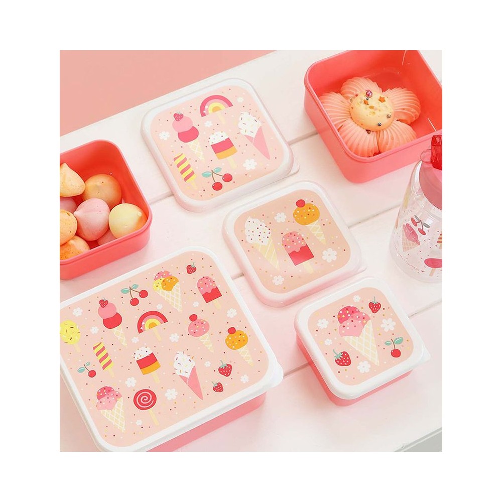 Lunchbox, 4er Set, Eiscreme
