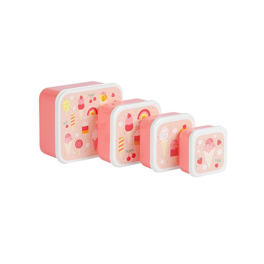 Lunchbox, 4er Set, Eiscreme