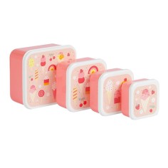 Lunchbox, 4er Set, Eiscreme