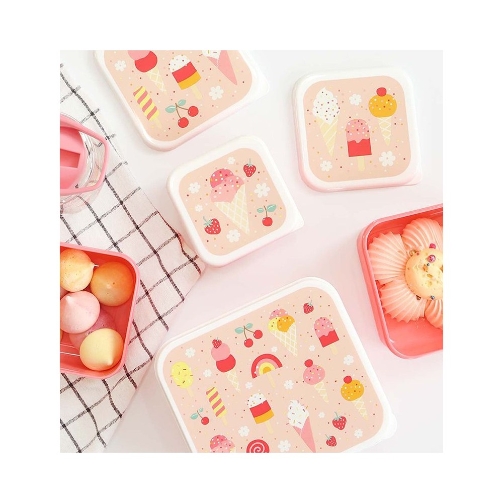 Lunchbox, 4er Set, Eiscreme