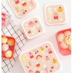 Lunchbox, 4er Set, Eiscreme
