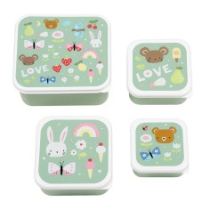 Lunchbox, 4er Set, Joy