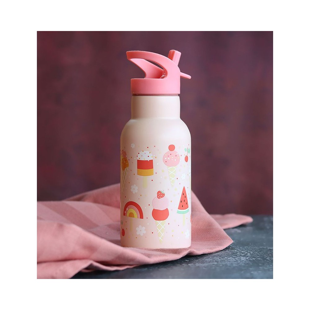 Edelstahl Trinkflasche - Eiscreme (350 ml)