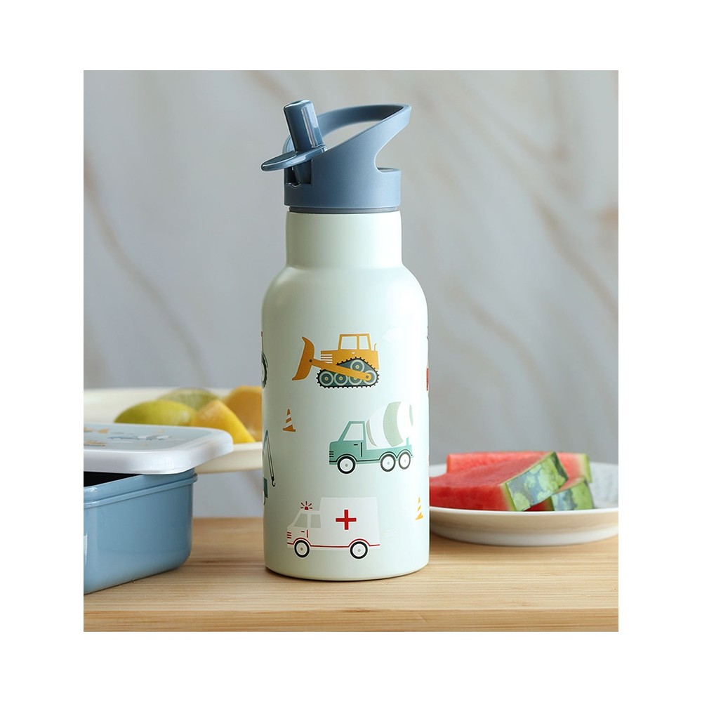 Edelstahl Trinkflasche - Fahrzeuge (350 ml)