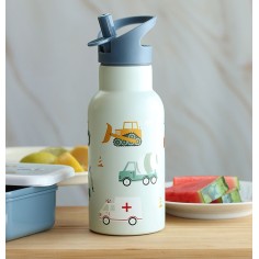 Edelstahl Trinkflasche - Fahrzeuge (350 ml)