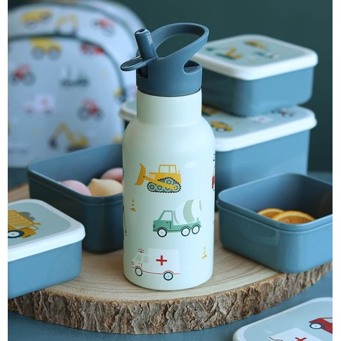 Edelstahl Trinkflasche - Fahrzeuge (350 ml)