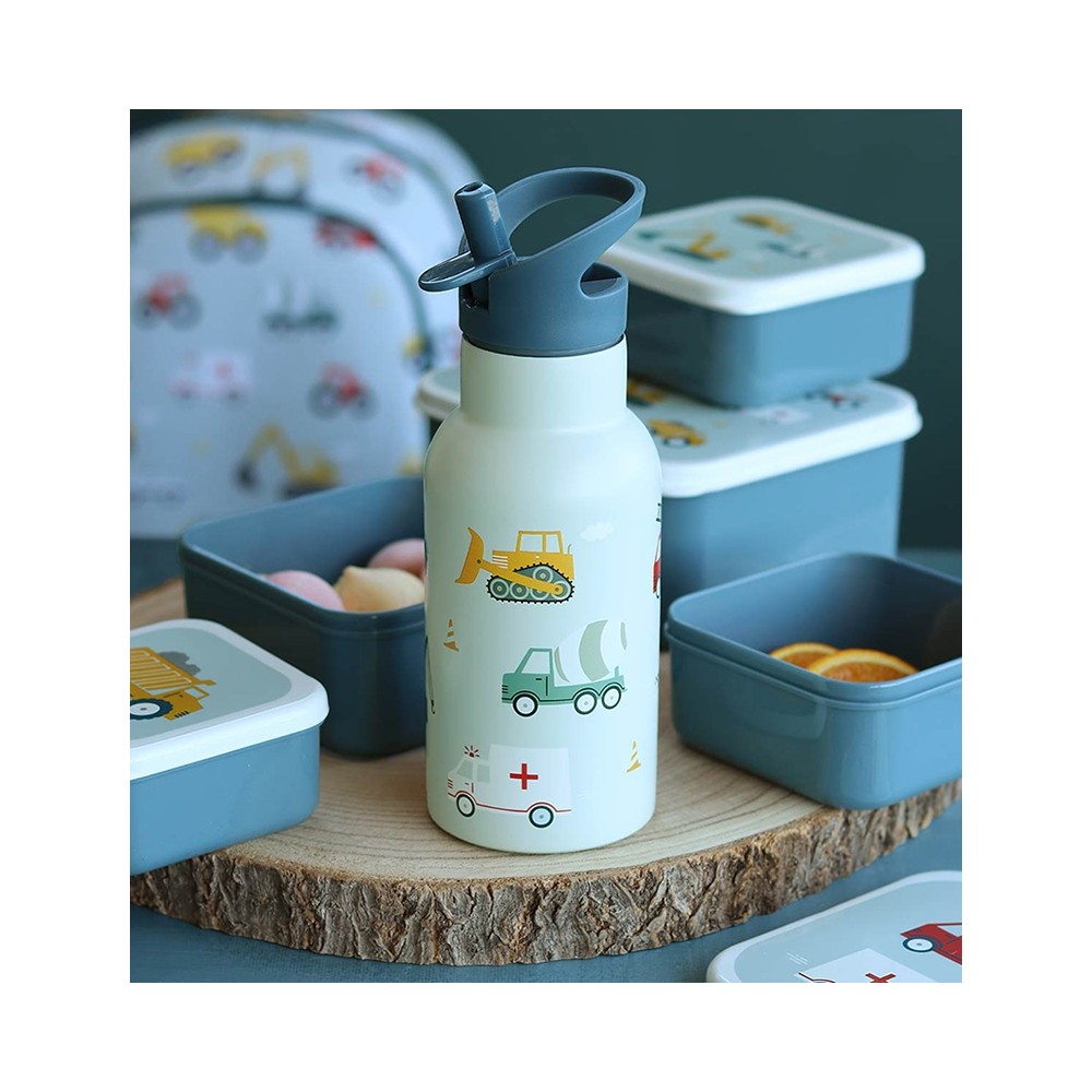 Edelstahl Trinkflasche - Fahrzeuge (350 ml)