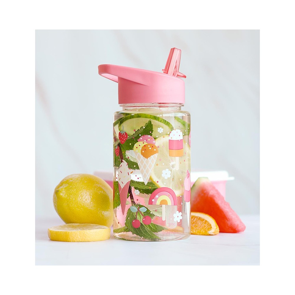 Strohhalm-Flasche, Eiscreme