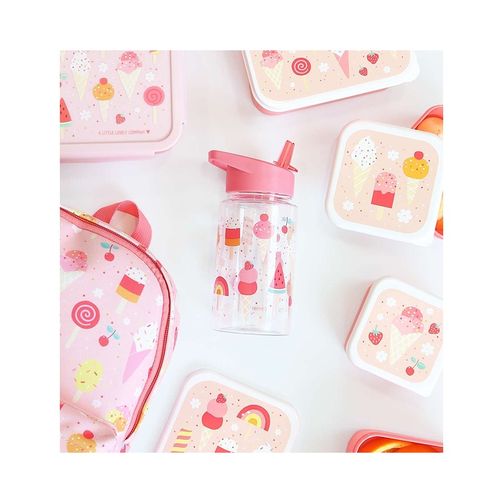 Strohhalm-Flasche, Eiscreme