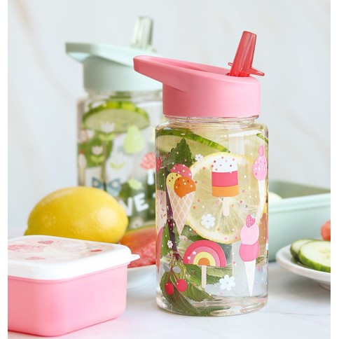 Strohhalm-Flasche, Eiscreme