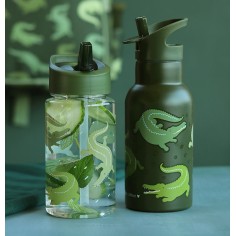 Strohhalm-Flasche, Krokodil