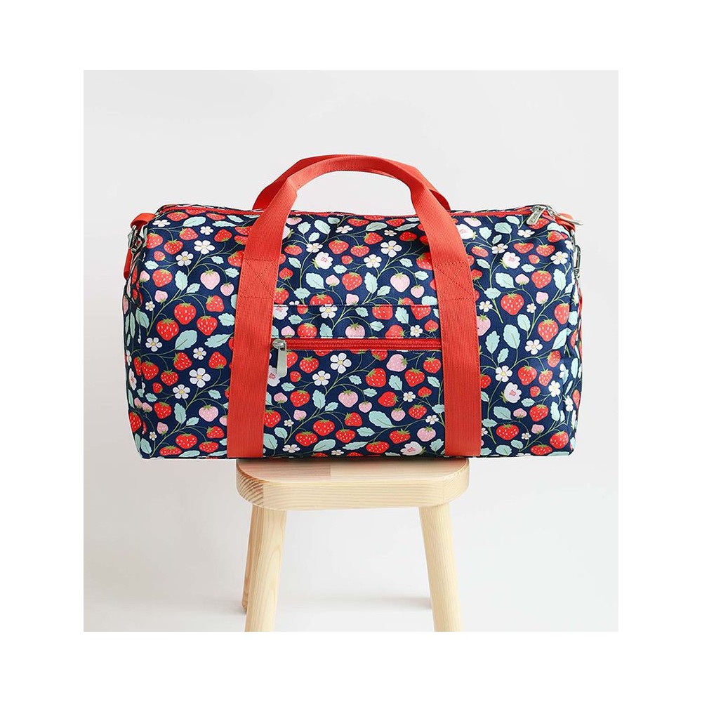 Reisetasche, Erdbeeren