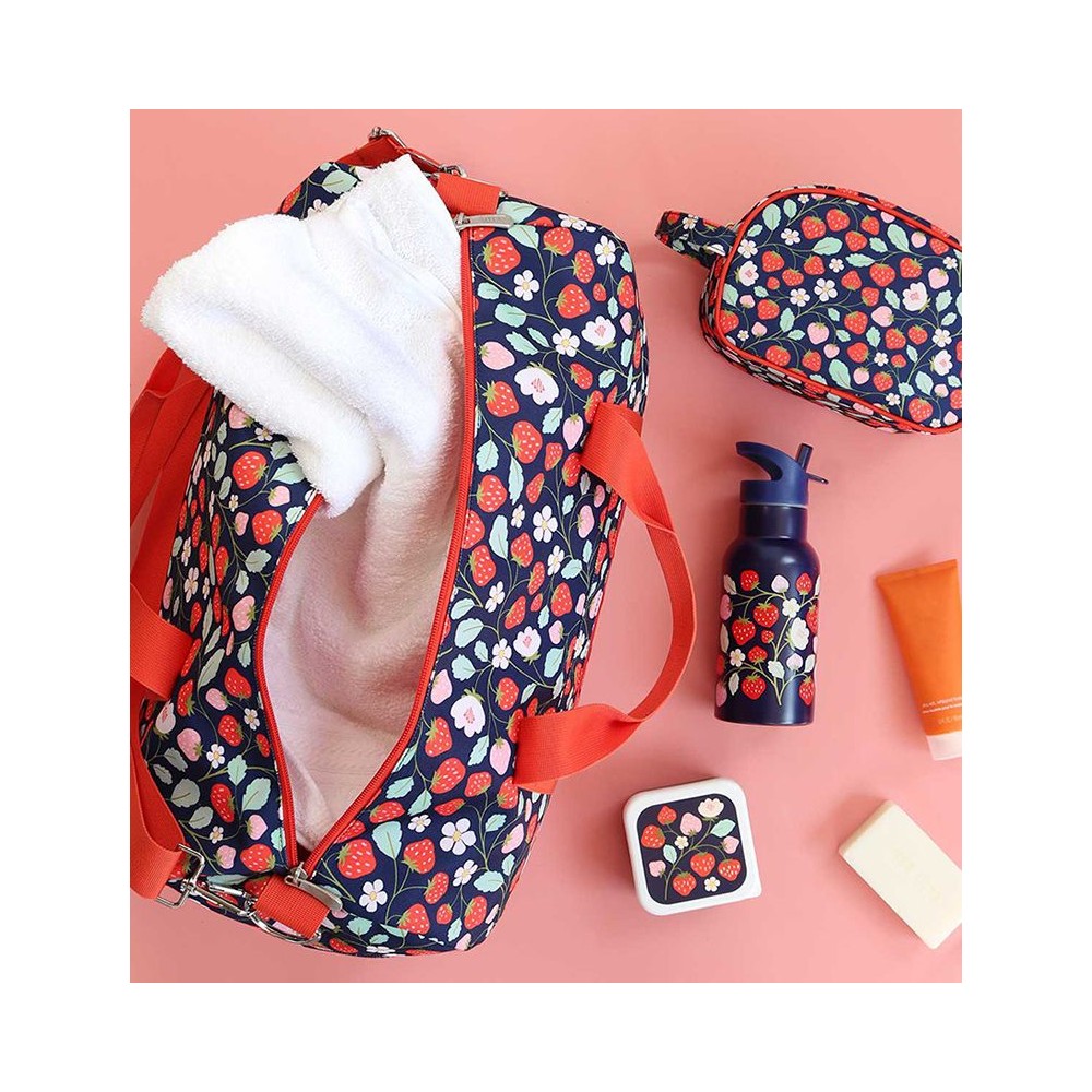 Reisetasche, Erdbeeren