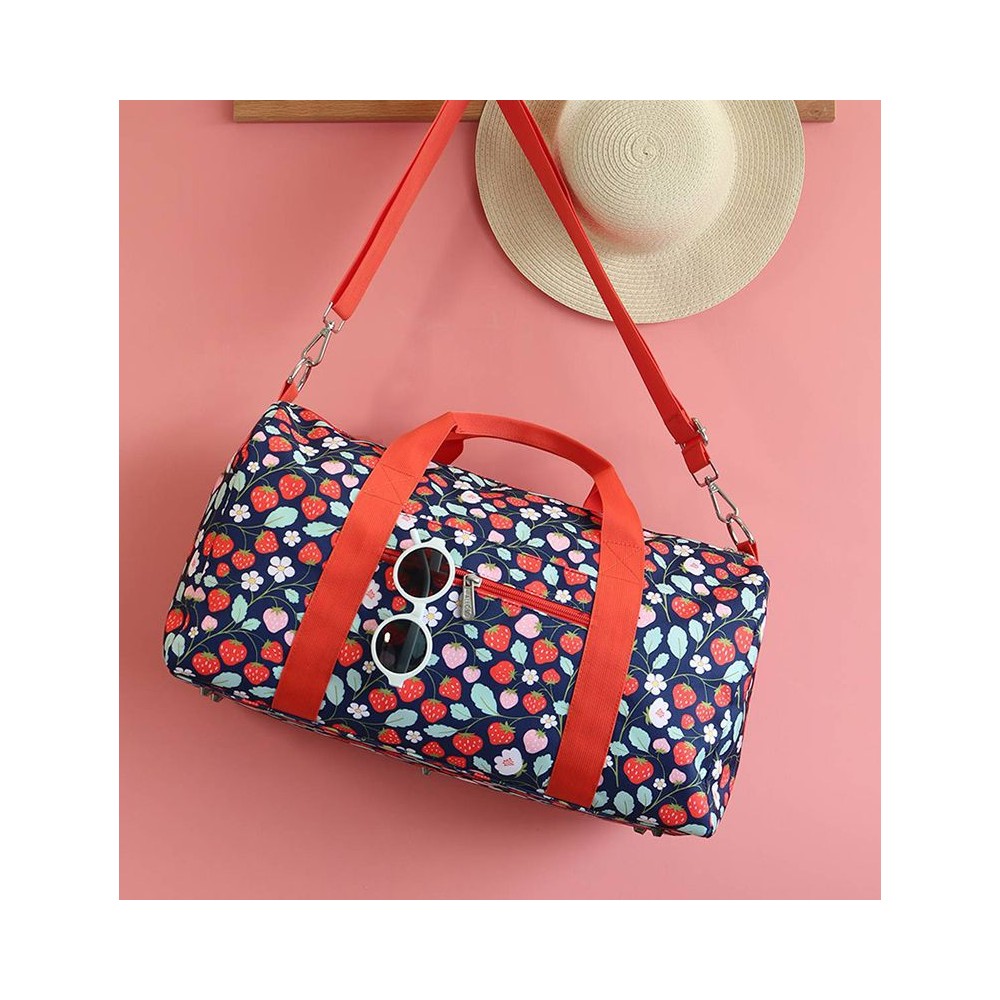 Reisetasche, Erdbeeren