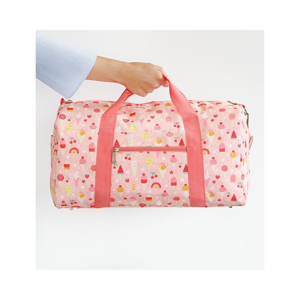 Reisetasche, Eiscreme