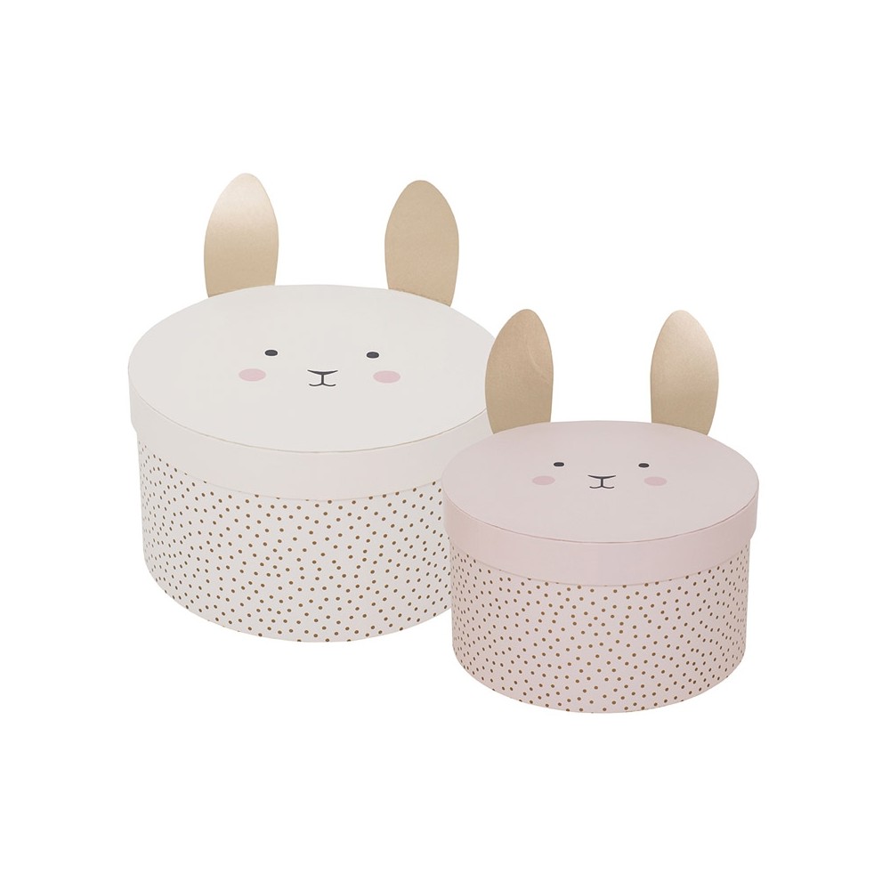 Jabadabado Aufbewahrungsbox Bunny, 2er Set