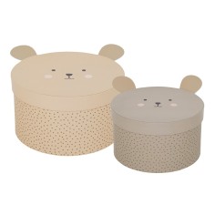 Jabadabado Aufbewahrungsbox Teddy, 2er Set