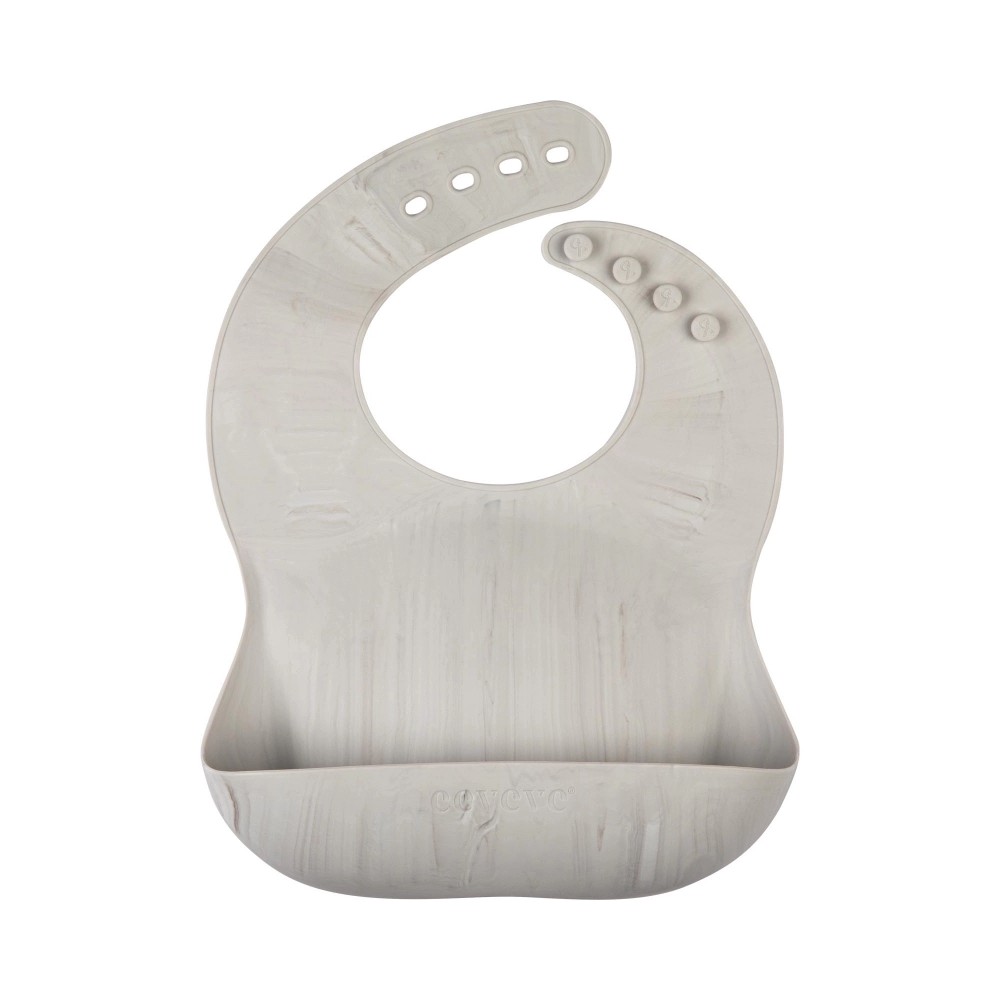 Silikon Esslätzchen, Marble Cloudy Gray