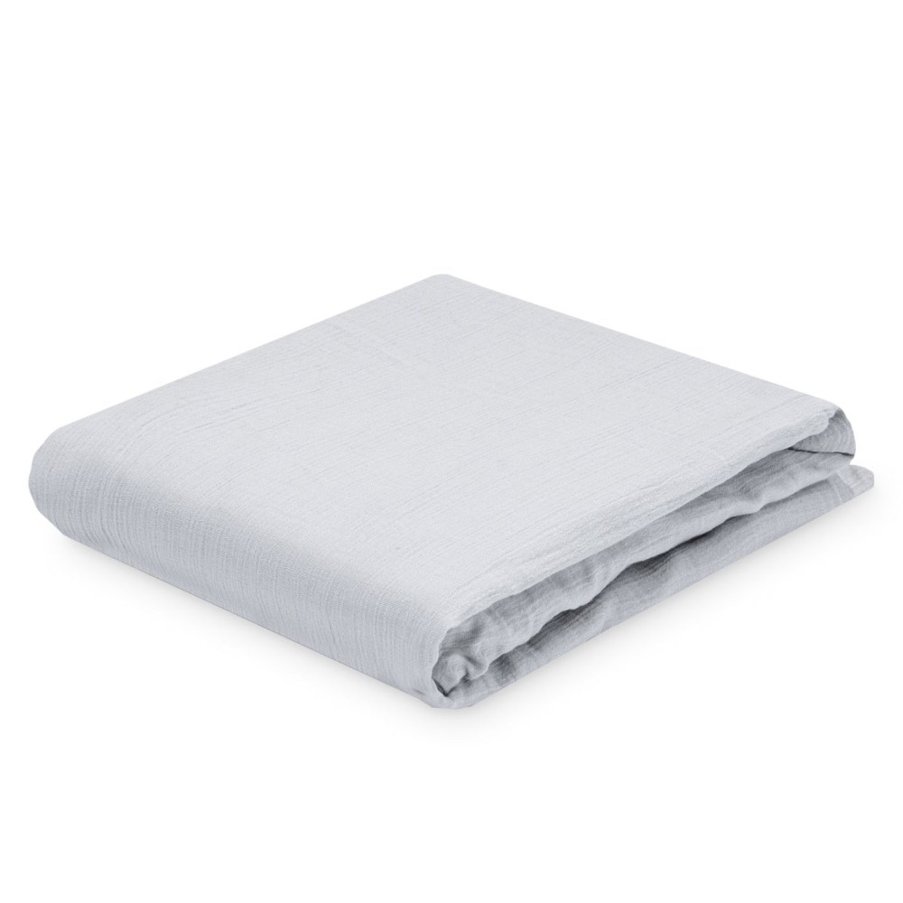 Fixleintuch Musselin, Grau