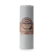 Fixleintuch Musselin, Grau