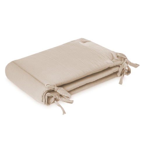 Julius Zöllner Musselin Bett-Nestchen 180/35, Sand