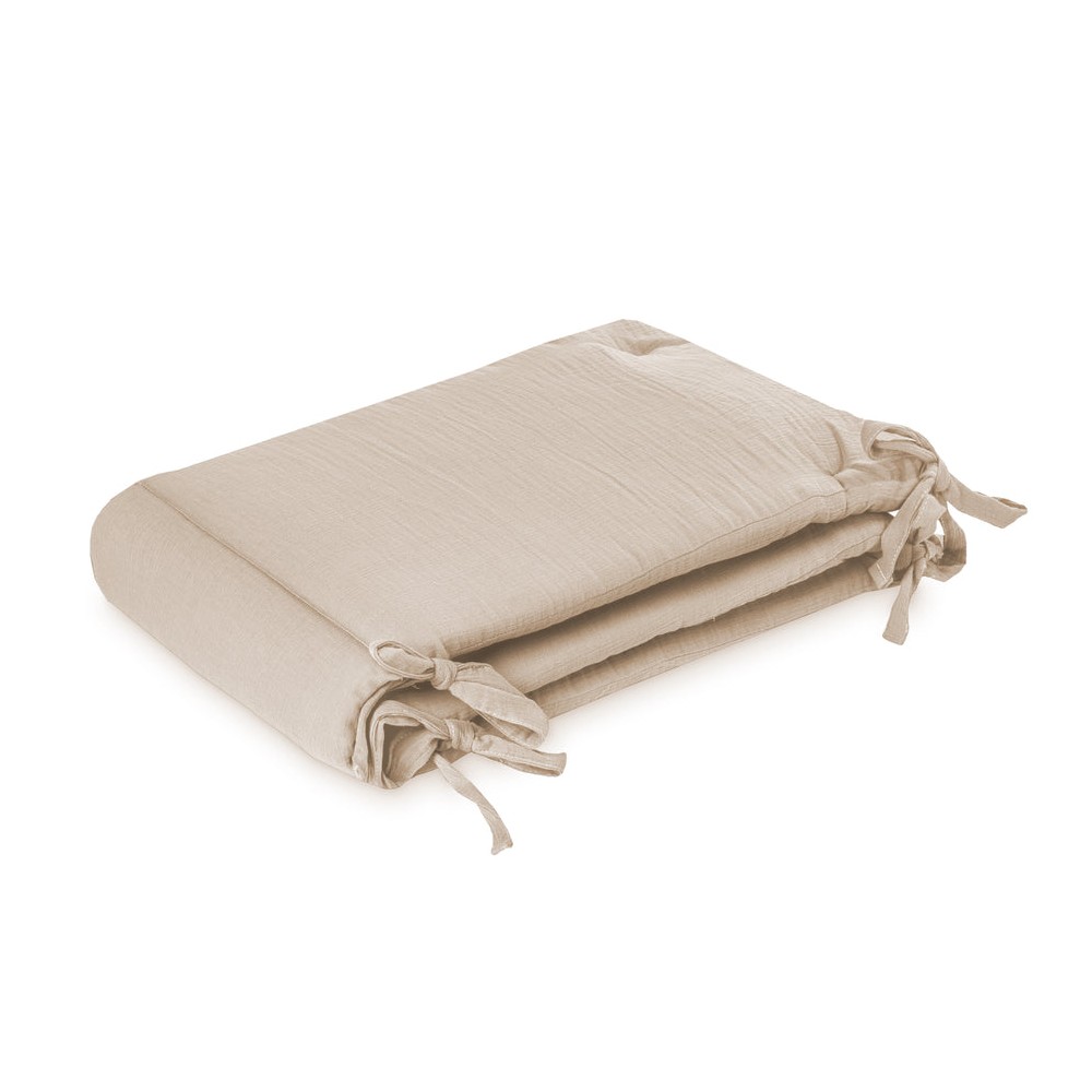 Julius Zöllner Musselin Bett-Nestchen 180/35, Sand