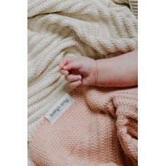 Babydecke Grace, warm linen