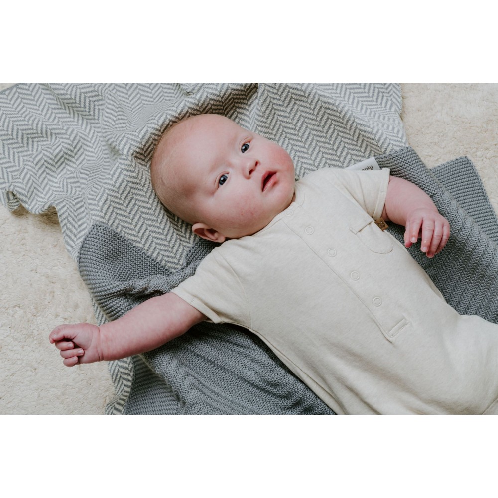 Babydecke Grace, nordic blue